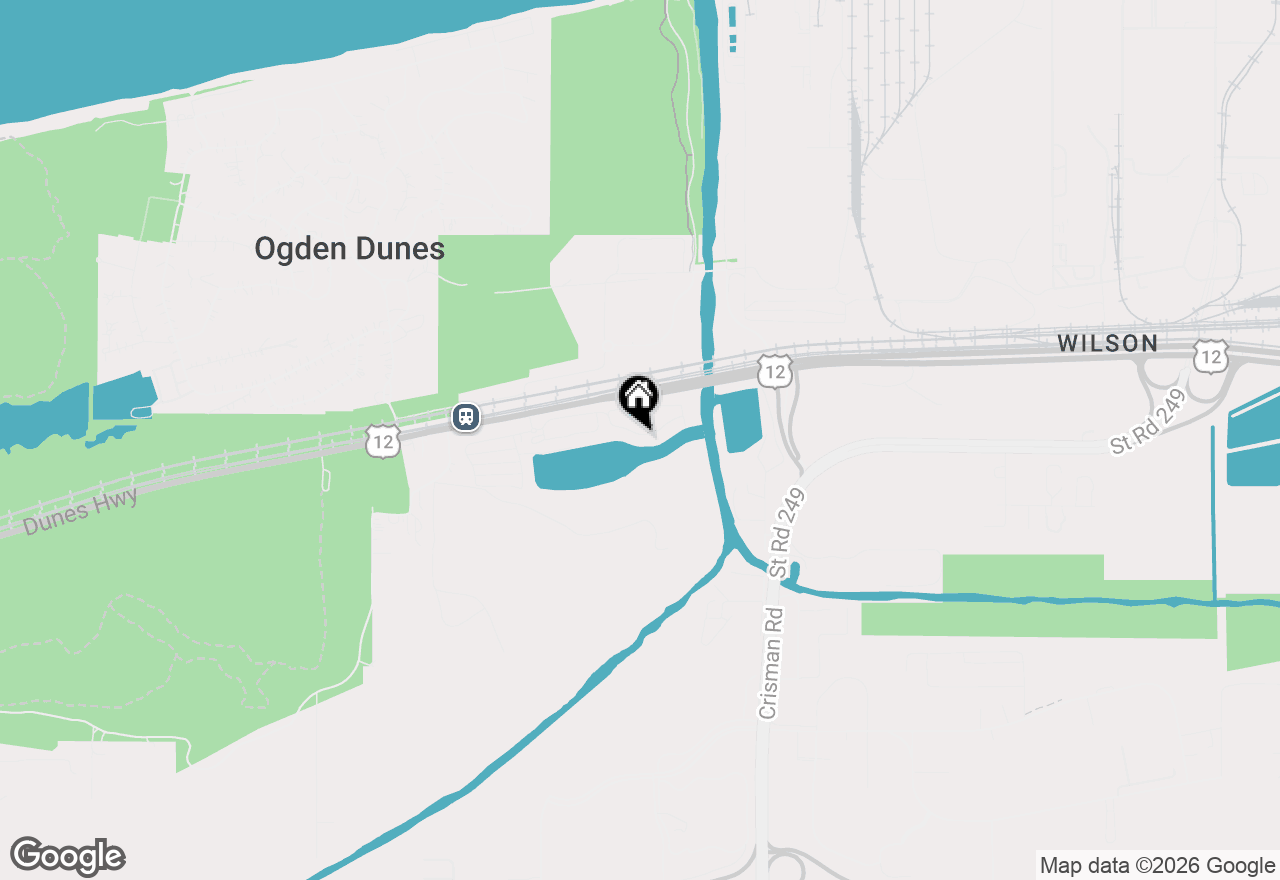 Map of 6111 S Dune Harbor Drive, Portage, IN 46368