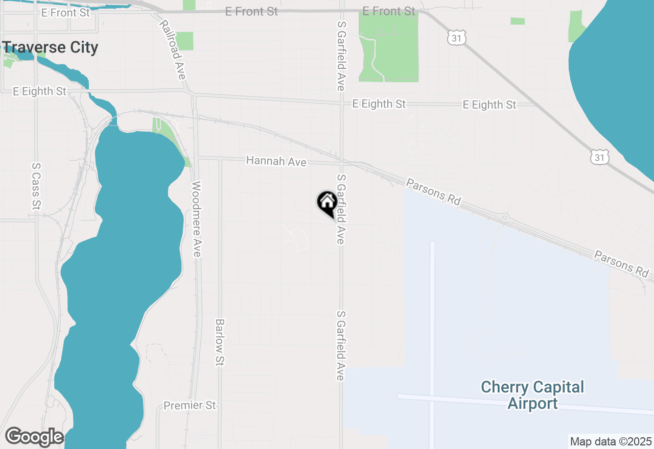 Map of 1028 Centre Street, Traverse City, MI 49686