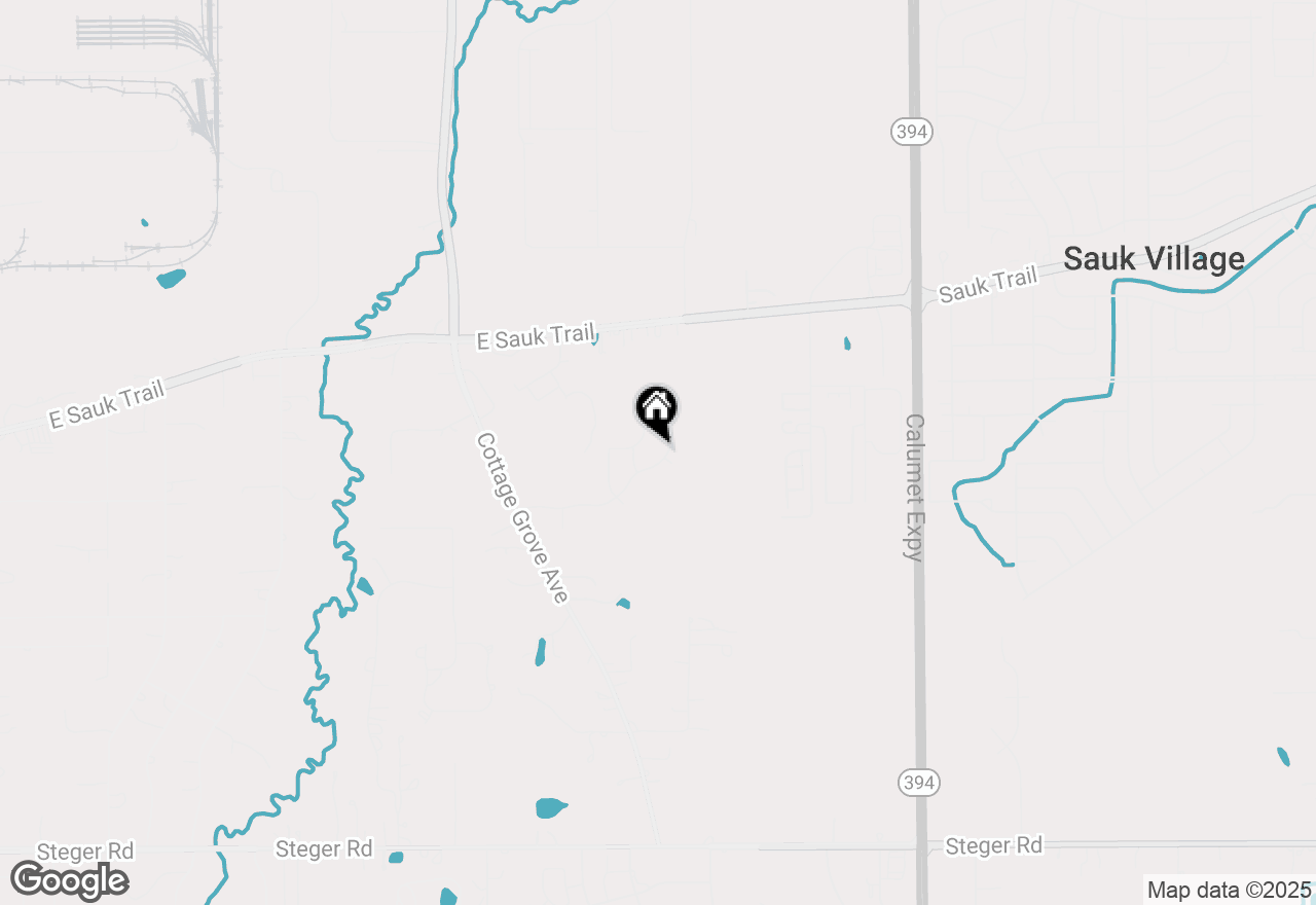 Map of 909 Mary Byrne Drive, Sauk Village, IL 60411