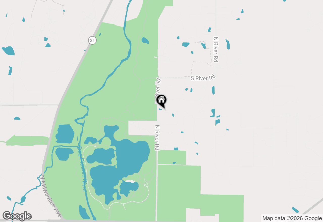 Map of 5681 River Park Drive, Libertyville, IL 60048