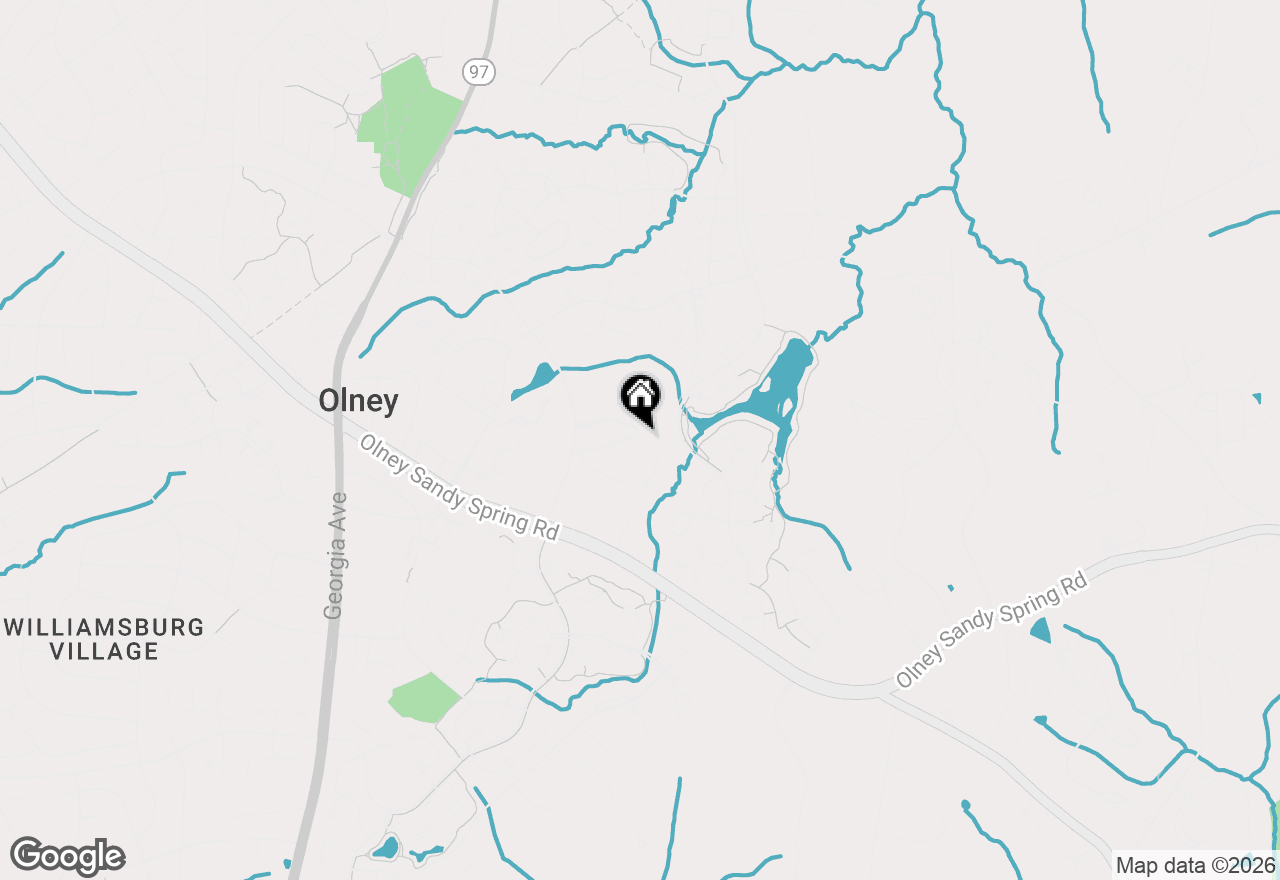Map of  Brooke Farm Drive, Olney, MD 20832