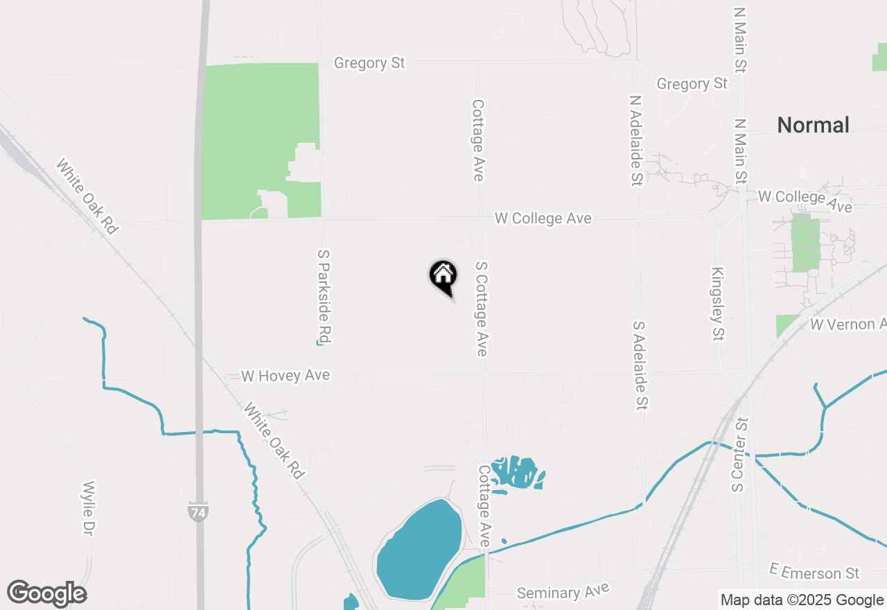Map of 213 Concord Drive, Normal, IL 61761