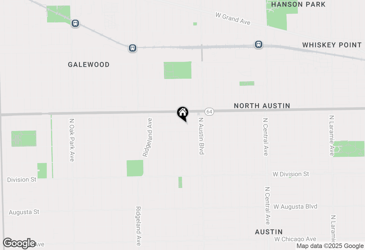 Map of 102 Le Moyne Parkway, Oak Park, IL 60302