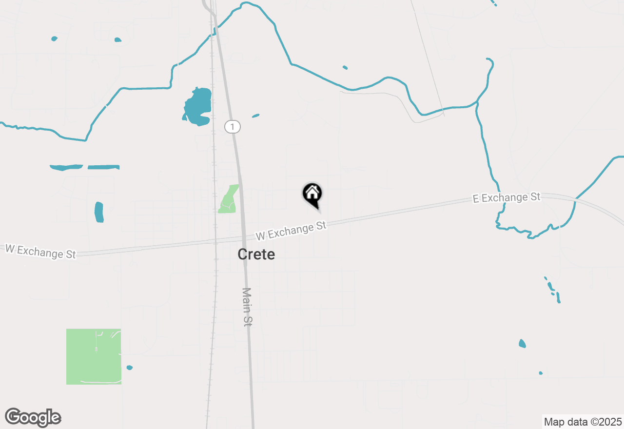 Map of 35 Joe Orr Court, Crete, IL 60417