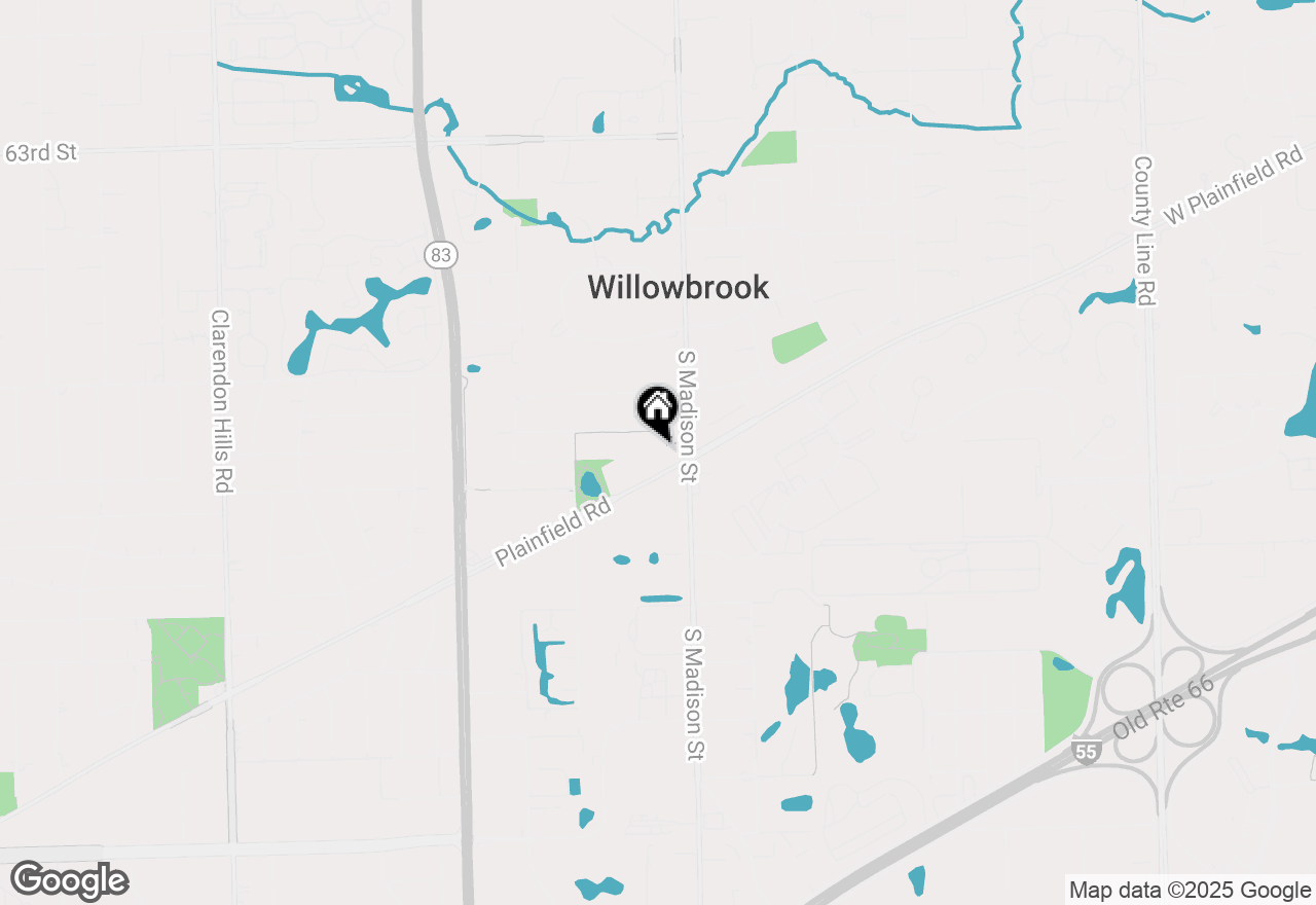 Map of 6808 Caitlin Court, Willowbrook, IL 60527