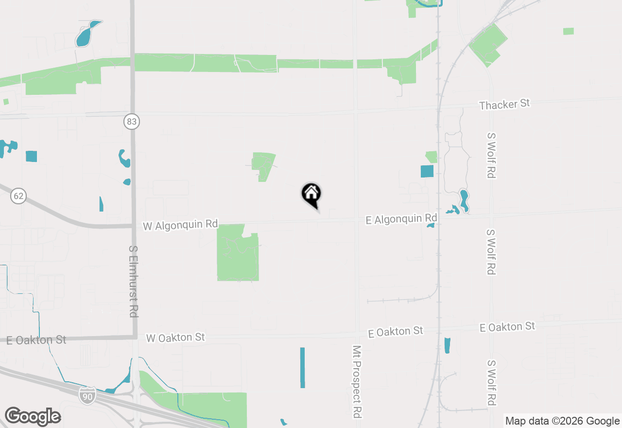 Map of 169 Leahy Circle S, Des Plaines, IL 60016