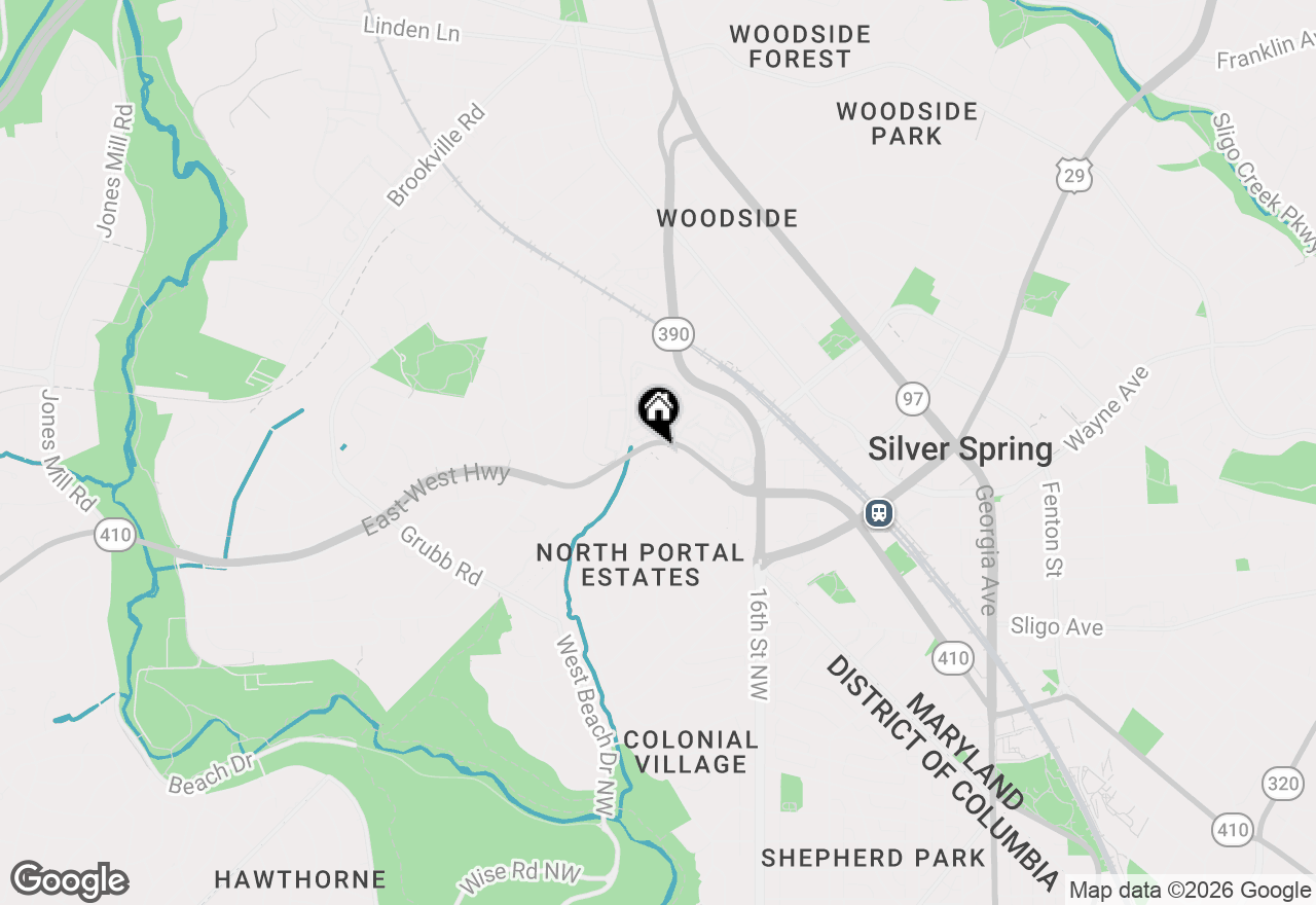 Map of 1846 E West Highway #1846, Silver Spring, MD 20910