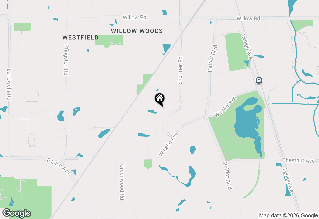 Map of 2169 Dauntless Drive, Glenview, IL 60026