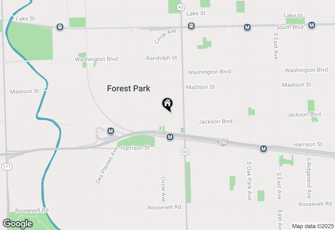 Map of 541 Marengo Avenue, Forest Park, IL 60130