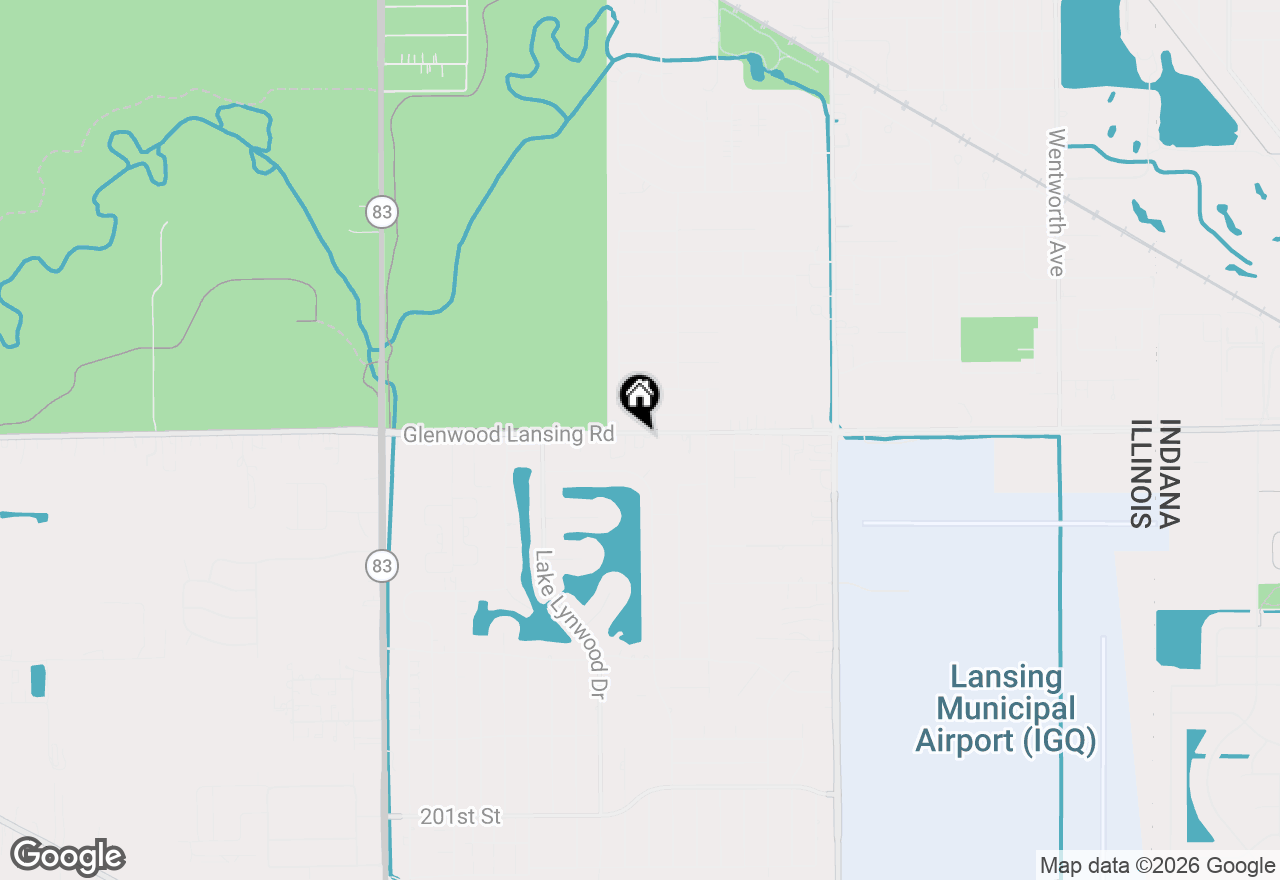 Map of 2855 Glenwood Lansing Road, Lynwood, IL 60411