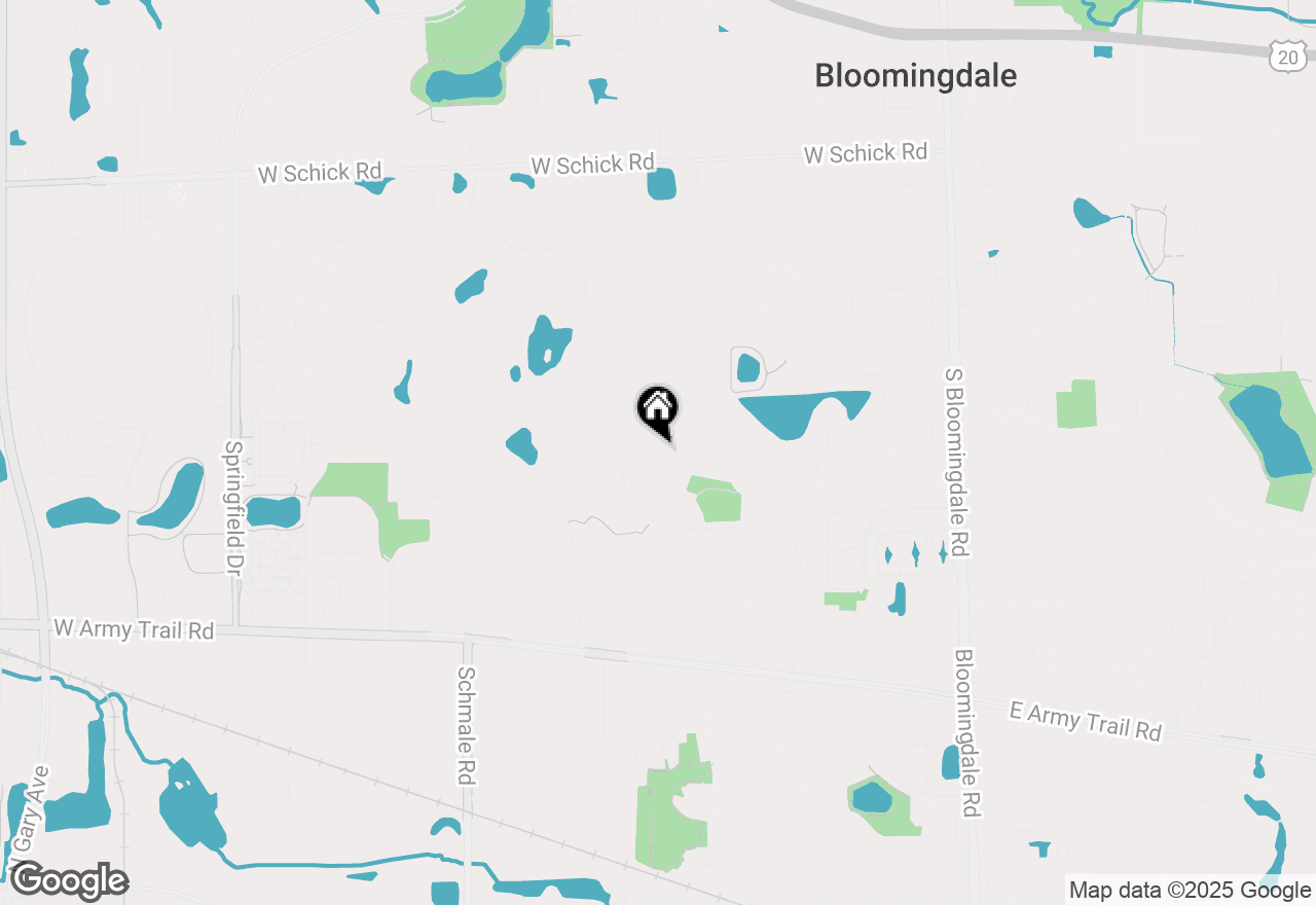 Map of 258 Thrasher Street, Bloomingdale, IL 60108