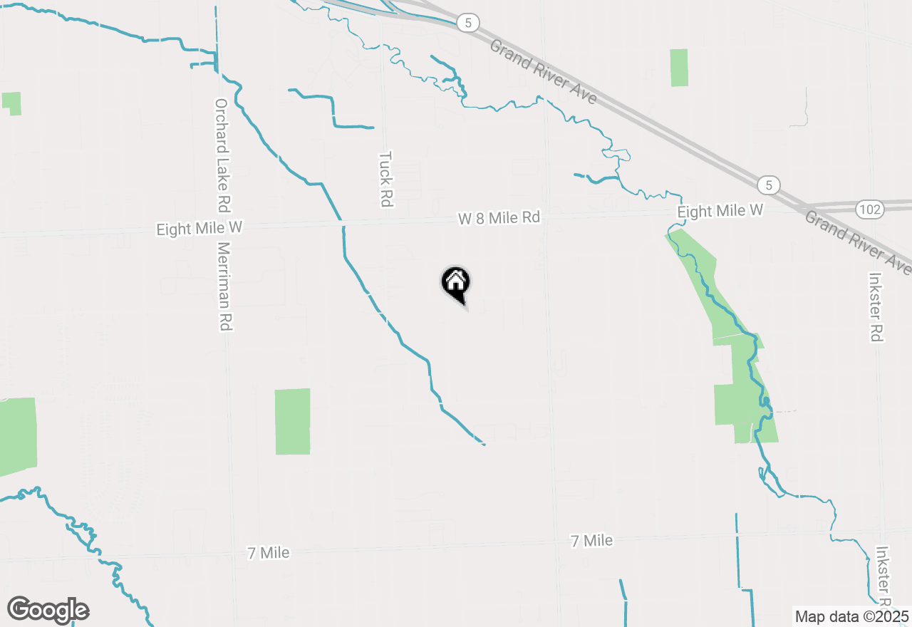 Map of 20250 Melvin Street, Livonia, MI 48152