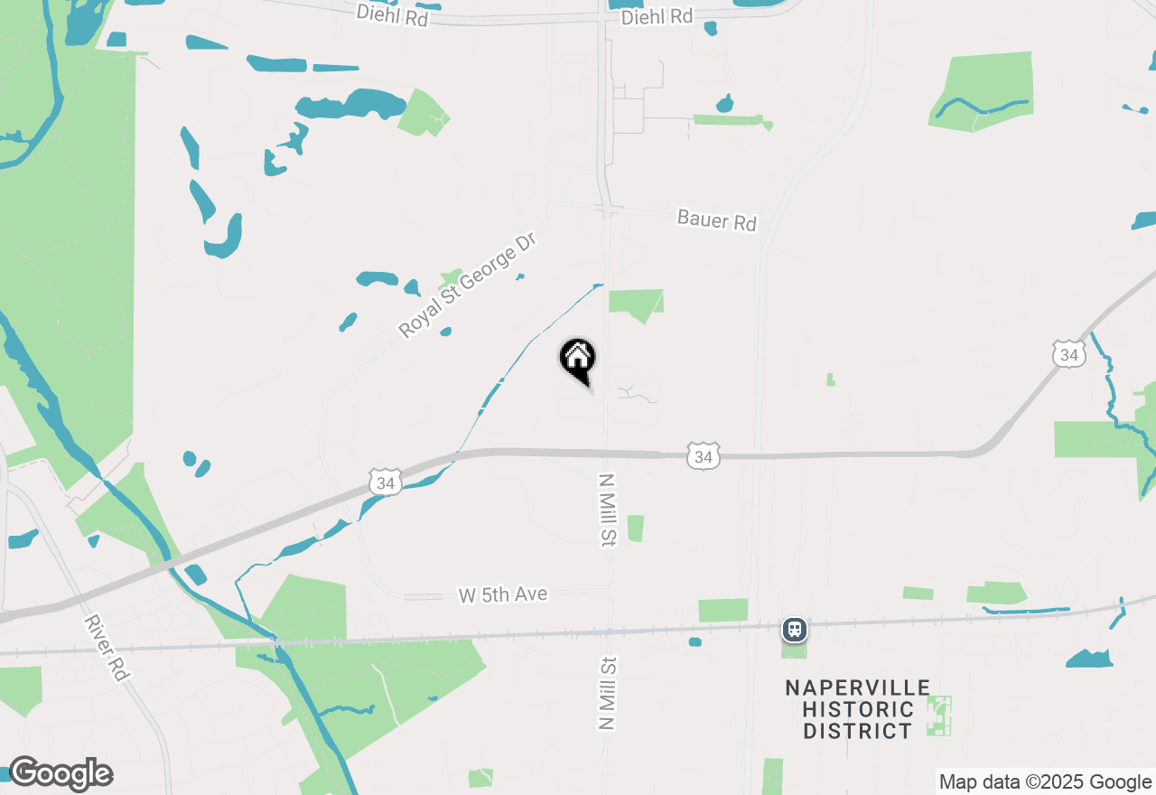 Map of 520 Burning Tree Lane #202, Naperville, IL 60563