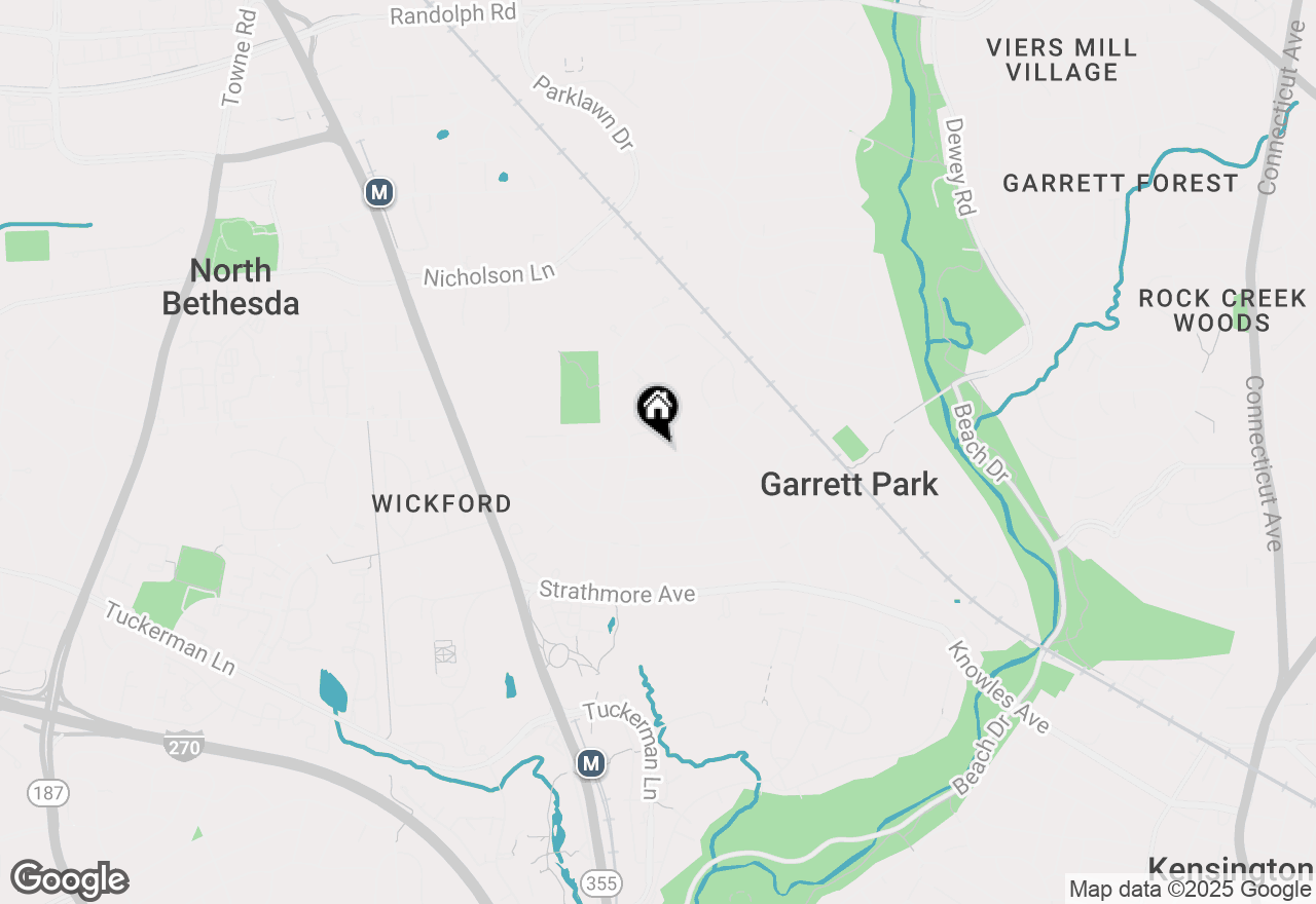 Map of 5009 Flanders Avenue, Kensington, MD 20895