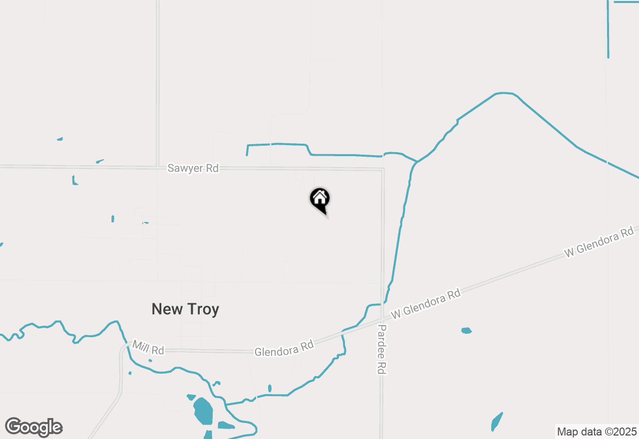 Map of 13037 White Birch Lane, Sawyer, MI 49125