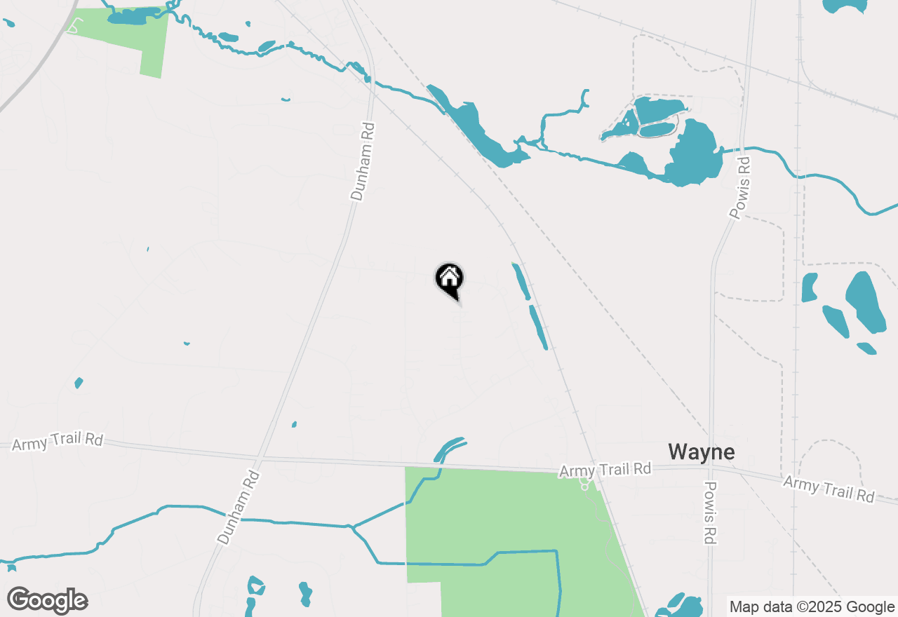 Map of 5N794 Courcival Lane, Wayne, IL 60184