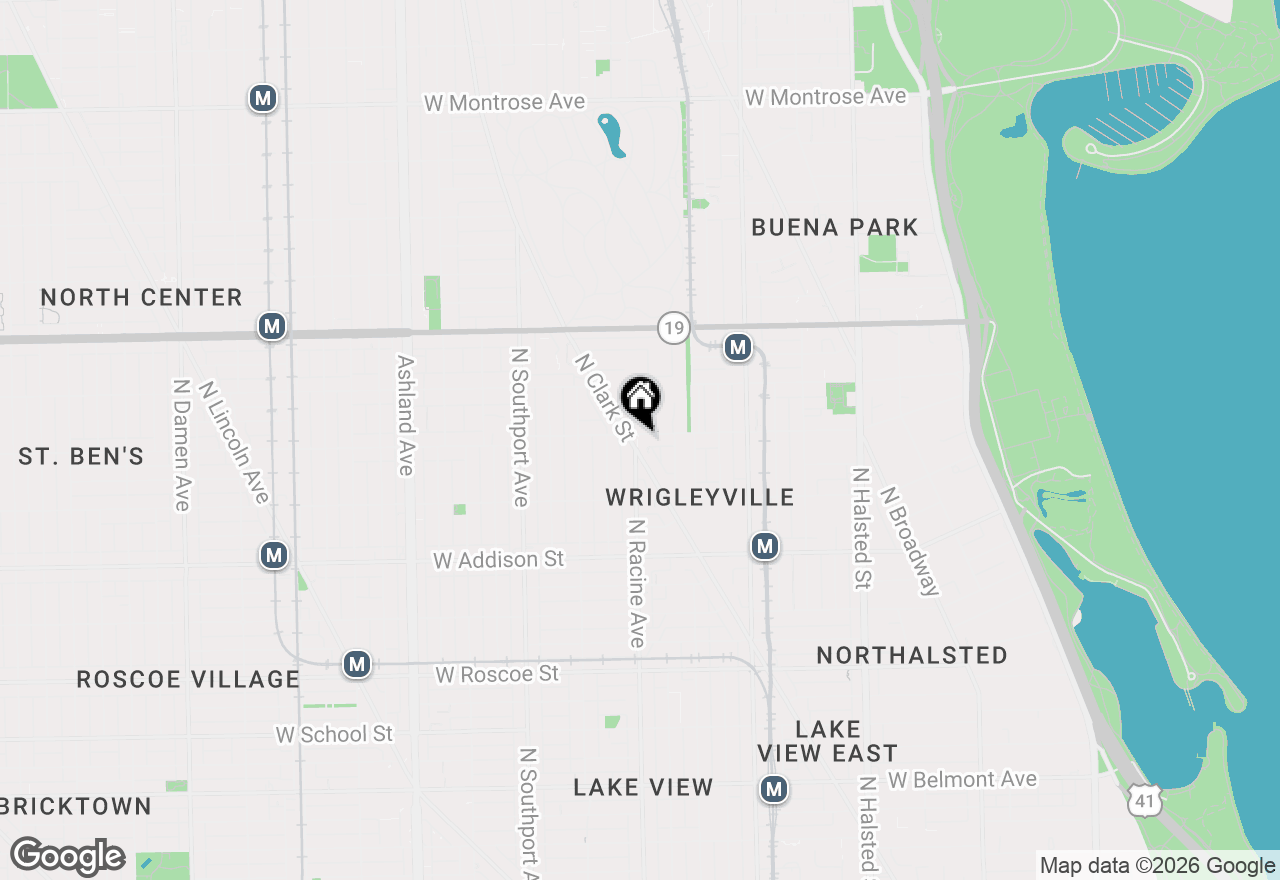 Map of (Address confidential), Chicago, Illinois 60613