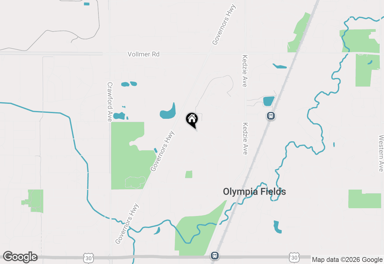 Map of 3506 Ithaca Road, Olympia Fields, IL 60461