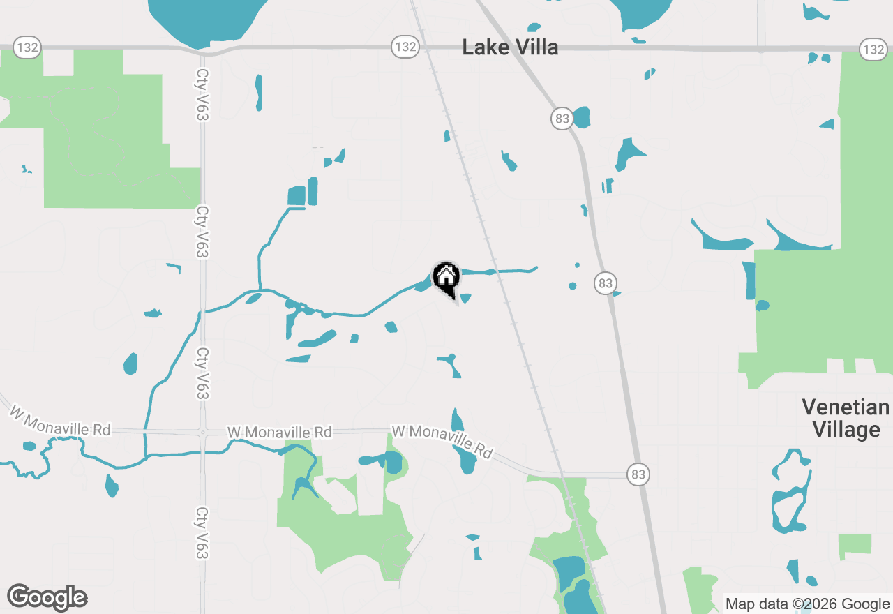 Map of 207 Briar Ridge Lane, Lake Villa, IL 60046