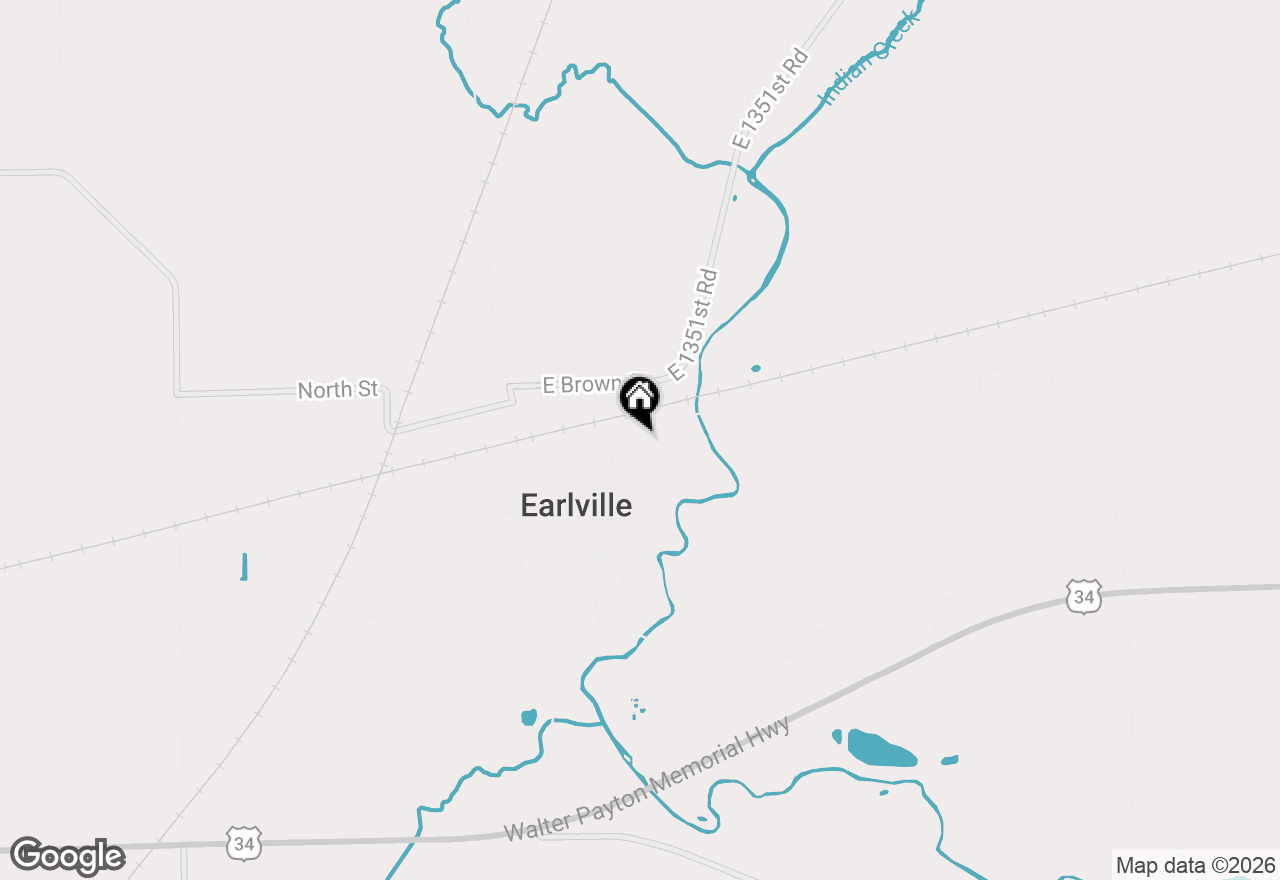 Map of 310 Water Street, Earlville, IL 60518