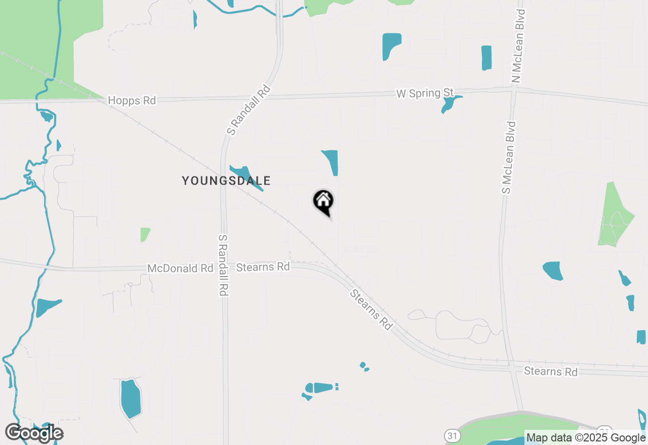 Map of 2434 Daybreak Court, Elgin, IL 60123