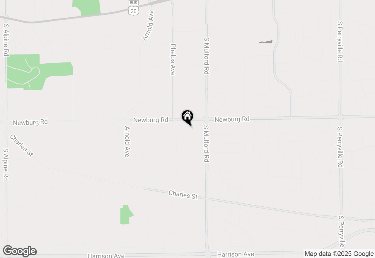 Map of 1517 Meadowlark Lane, Rockford, IL 61108