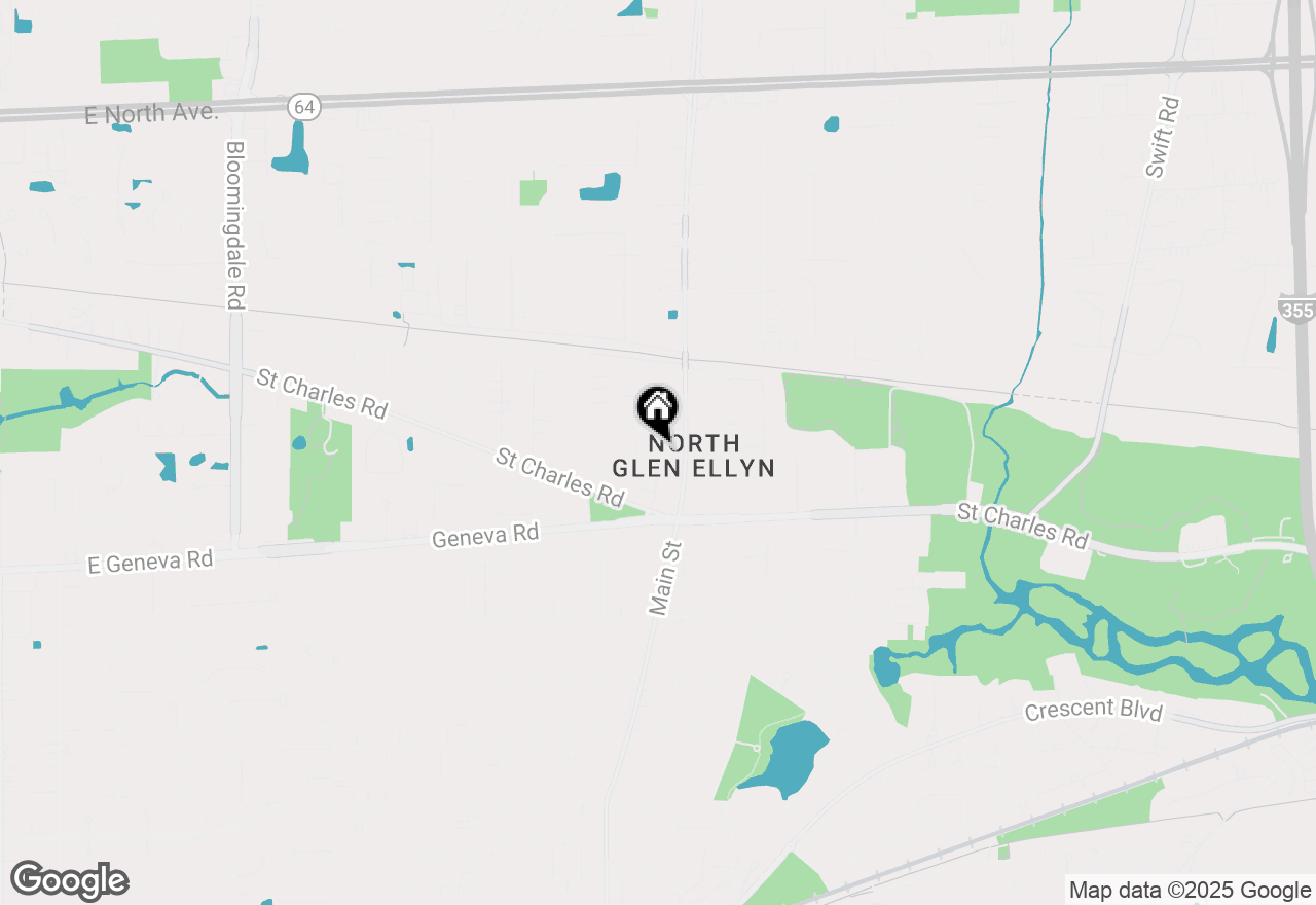 Map of 22w474 Emerson Avenue, Glen Ellyn, IL 60137