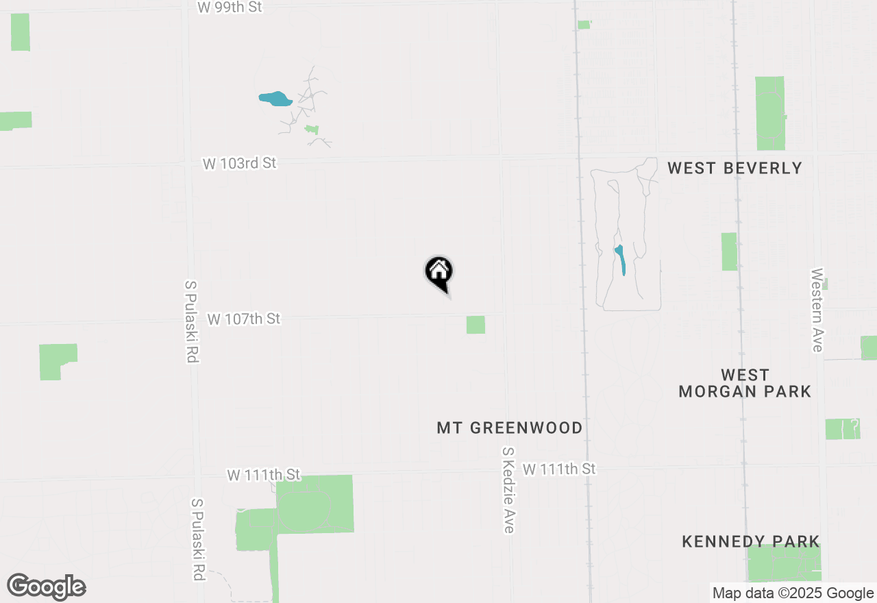 Map of 10636 S Christiana Avenue, Chicago, IL 60655