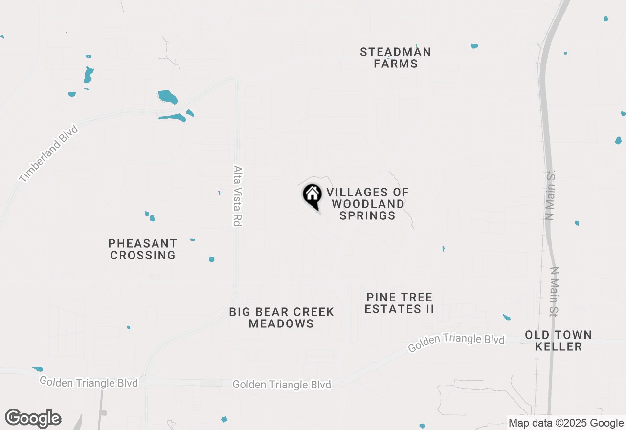 Map of 4100 Briarcreek Drive, Fort Worth, TX 76244