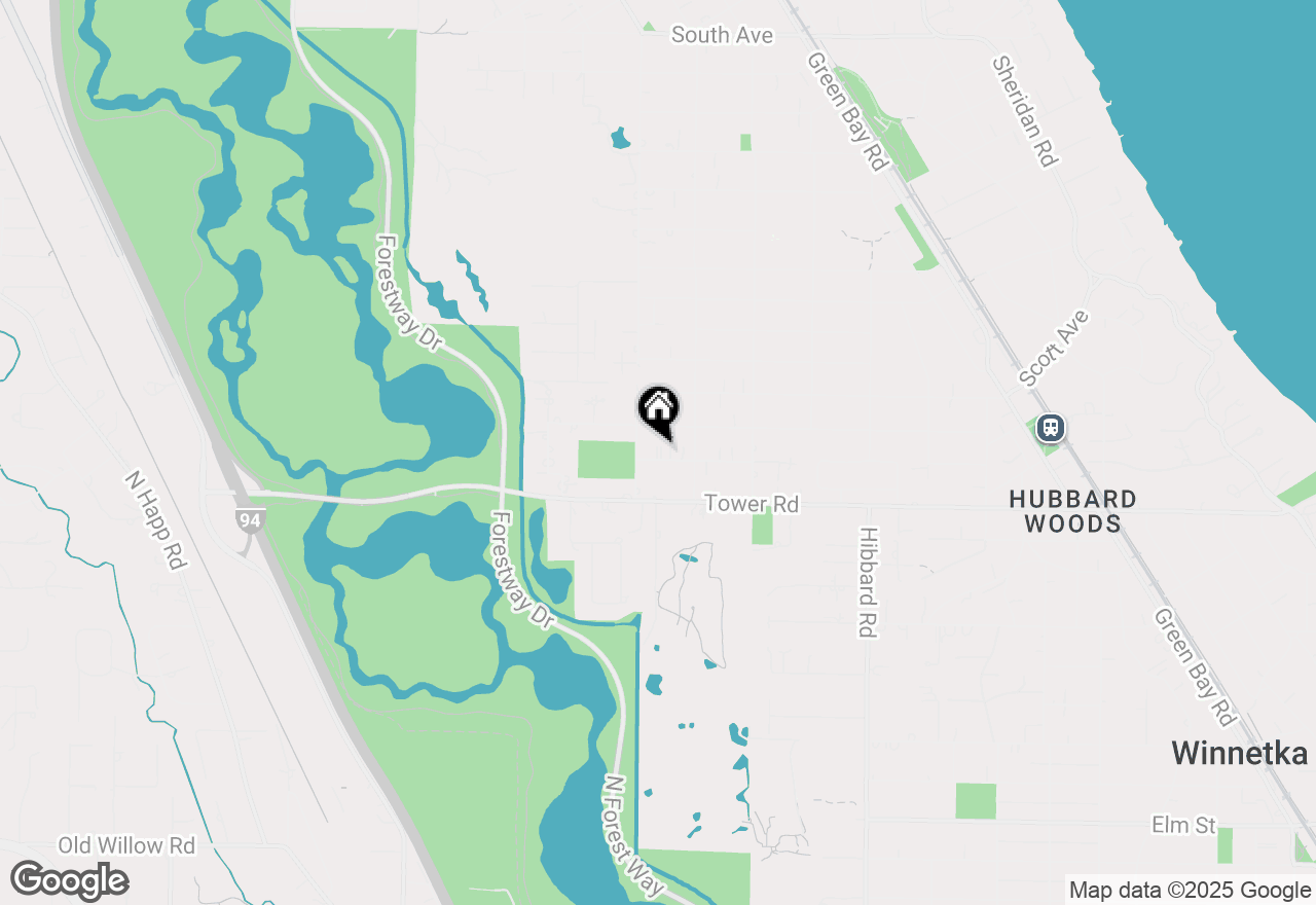 Map of 1503 Edgewood Lane, Winnetka, IL 60093