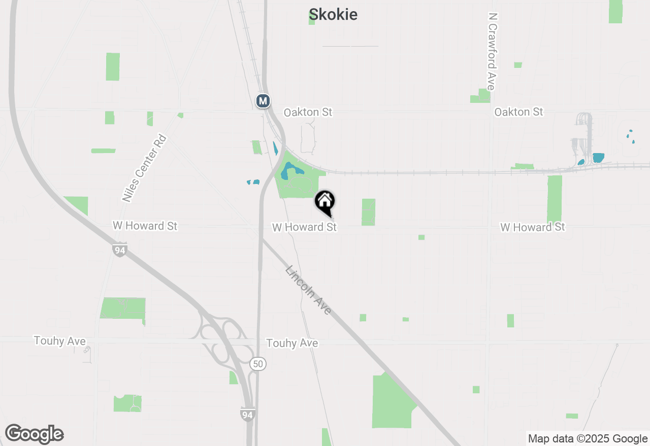 Map of 4546 Howard Street, Skokie, IL 60076