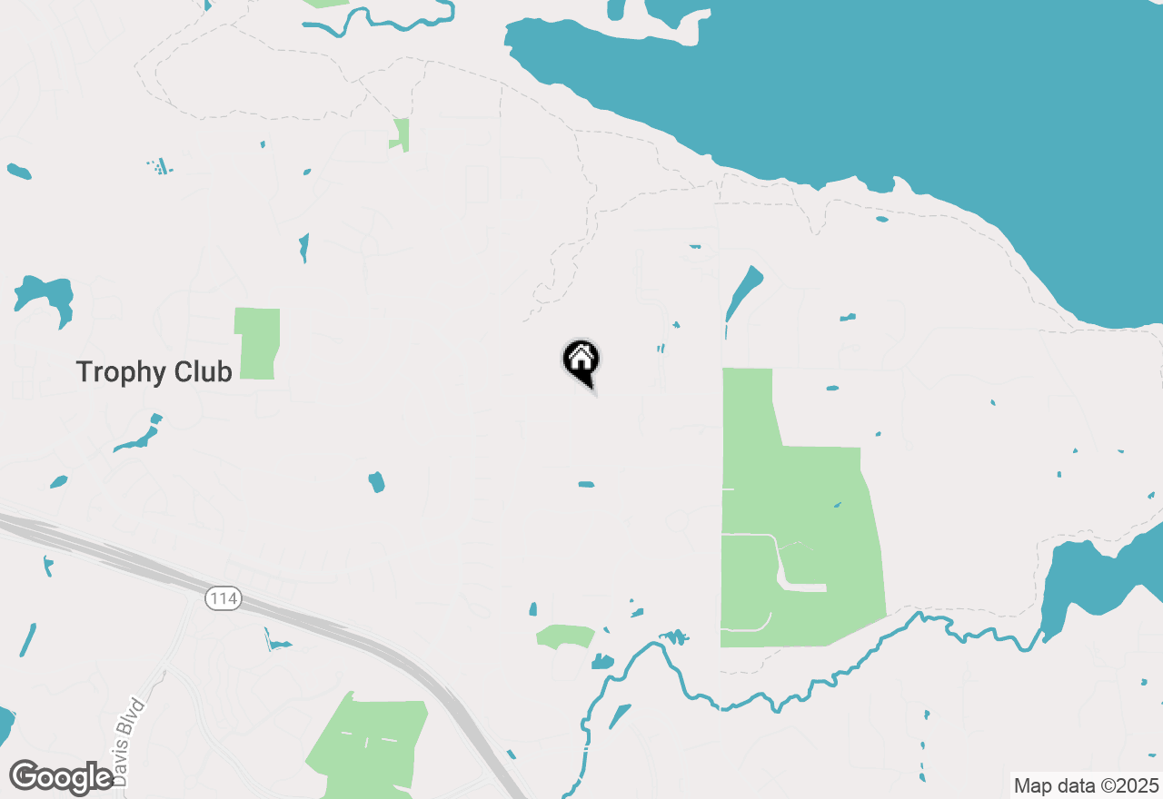 Map of 545 W Bob Jones Road, Southlake, TX 76092