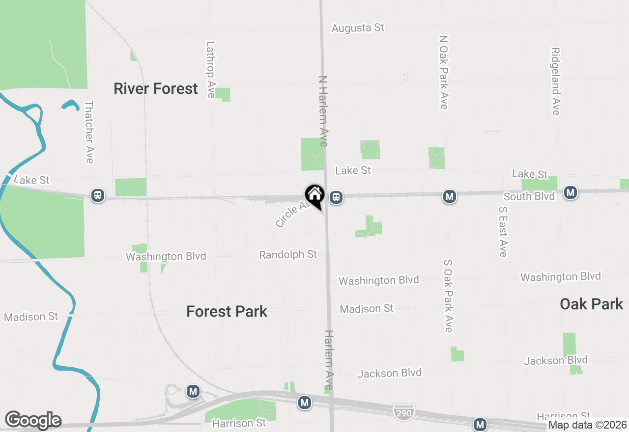 Map of 38 Elgin Avenue #B6, Forest Park, IL 60130