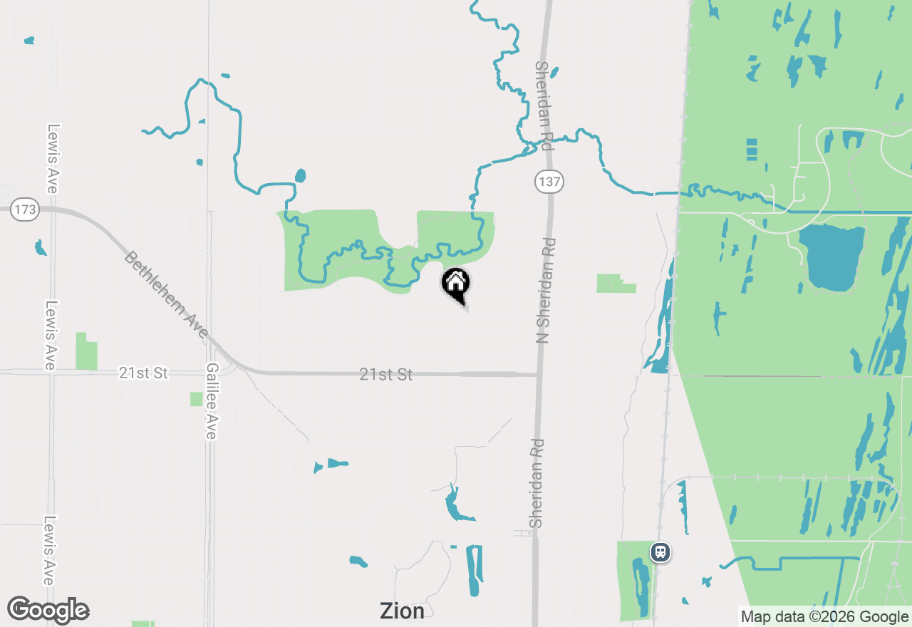 Map of 1503 Wilson Court, Zion, IL 60099