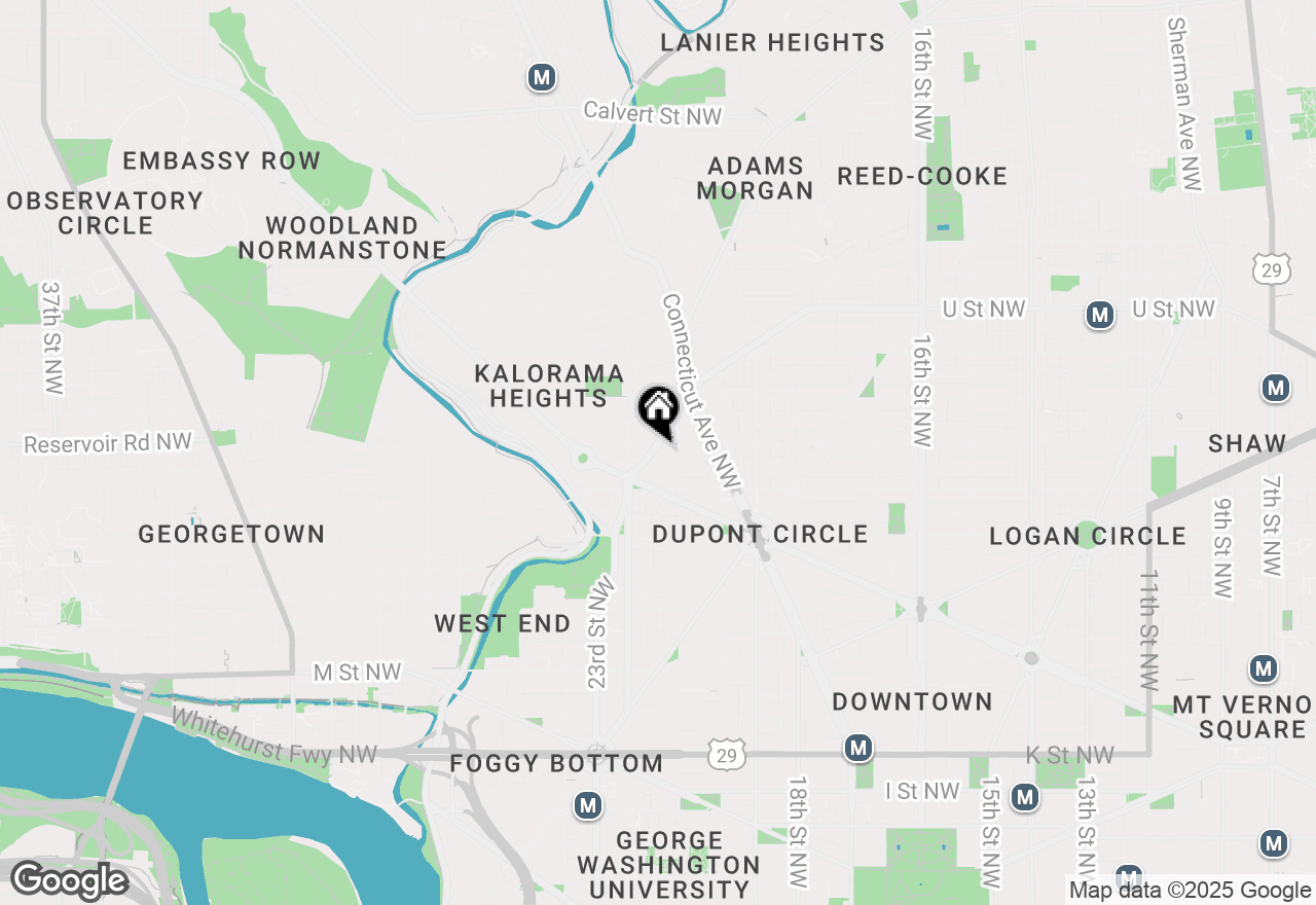 Map of 2150 Florida Ave Nw #1, Washington, DC 20008