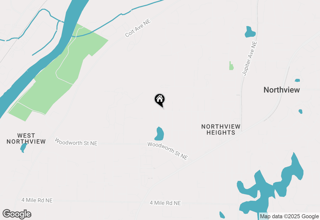 Map of 4221 Huntington Avenue Ne, Grand Rapids, MI 49525