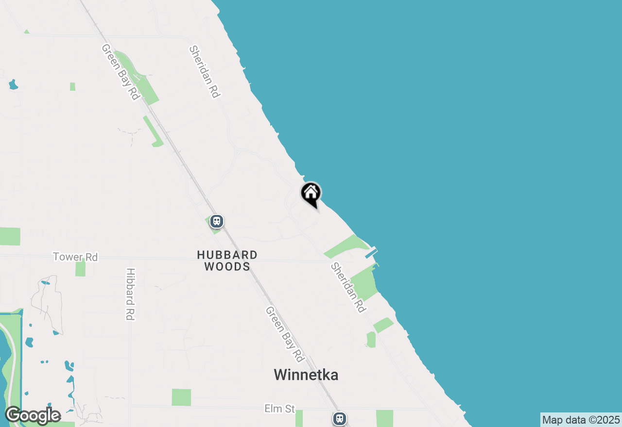 Map of 973 Sheridan Road, Winnetka, IL 60093