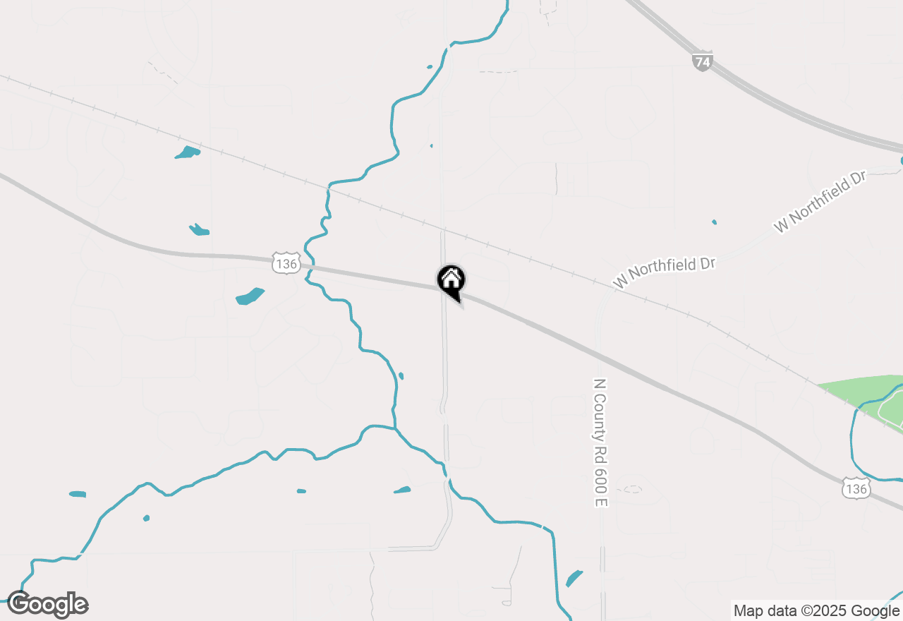 Map of 6235 E County Road 550, Brownsburg, IN 46112