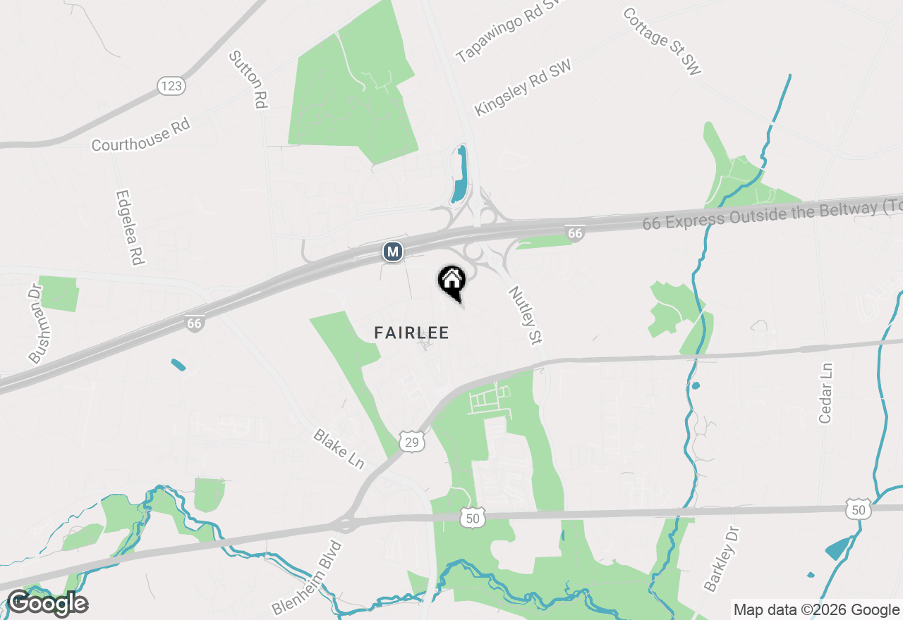 Map of 2931 Deer Hollow Way #102, Fairfax, VA 22031