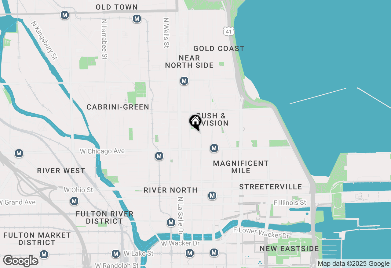 Map of 55 W Delaware Place #209, Chicago, IL 60610