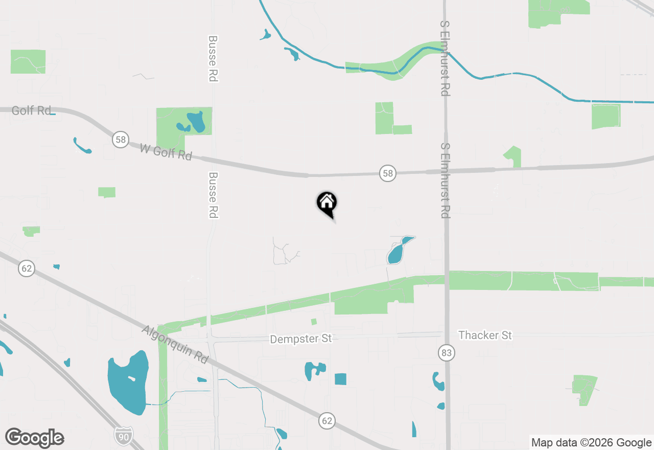 Map of 1100 S Church Road, Mount Prospect, IL 60056