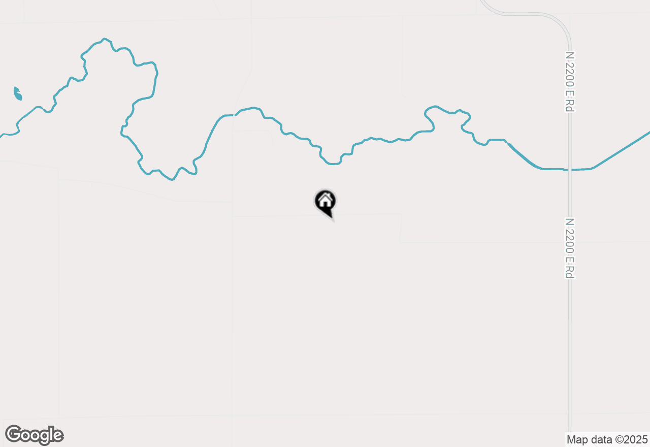 Map of 20960 E 250 North Road, Fairbury, IL 61739