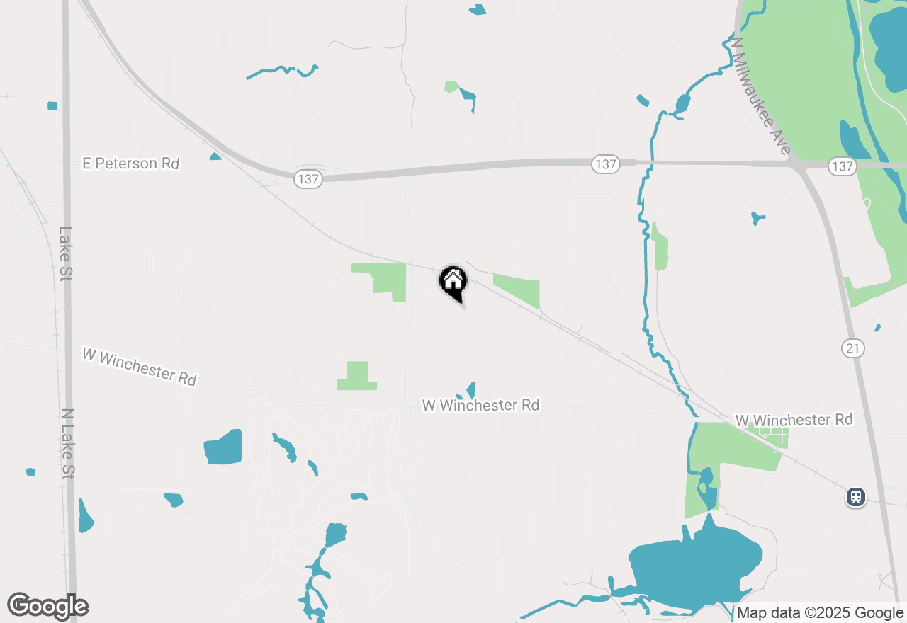 Map of 1304 Kristin Drive, Libertyville, IL 60048