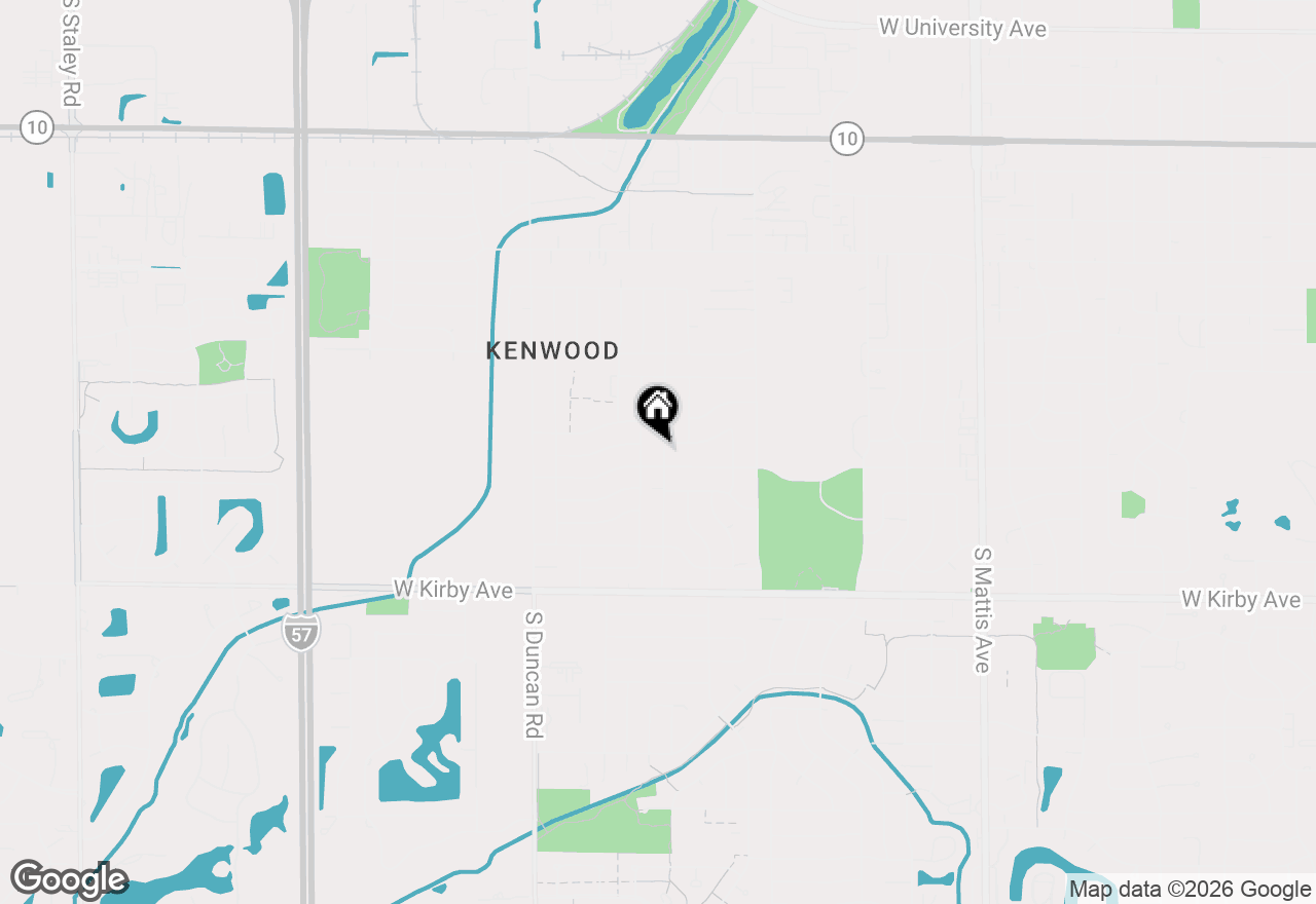 Map of 1119 Westfield Drive, Champaign, IL 61821