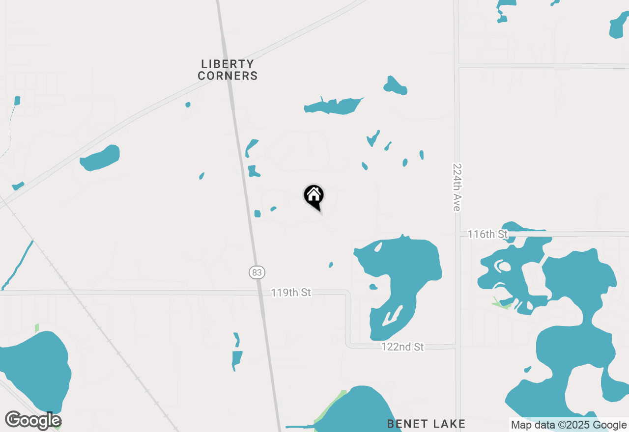 Map of 23214 115th St, Trevor, WI 53179