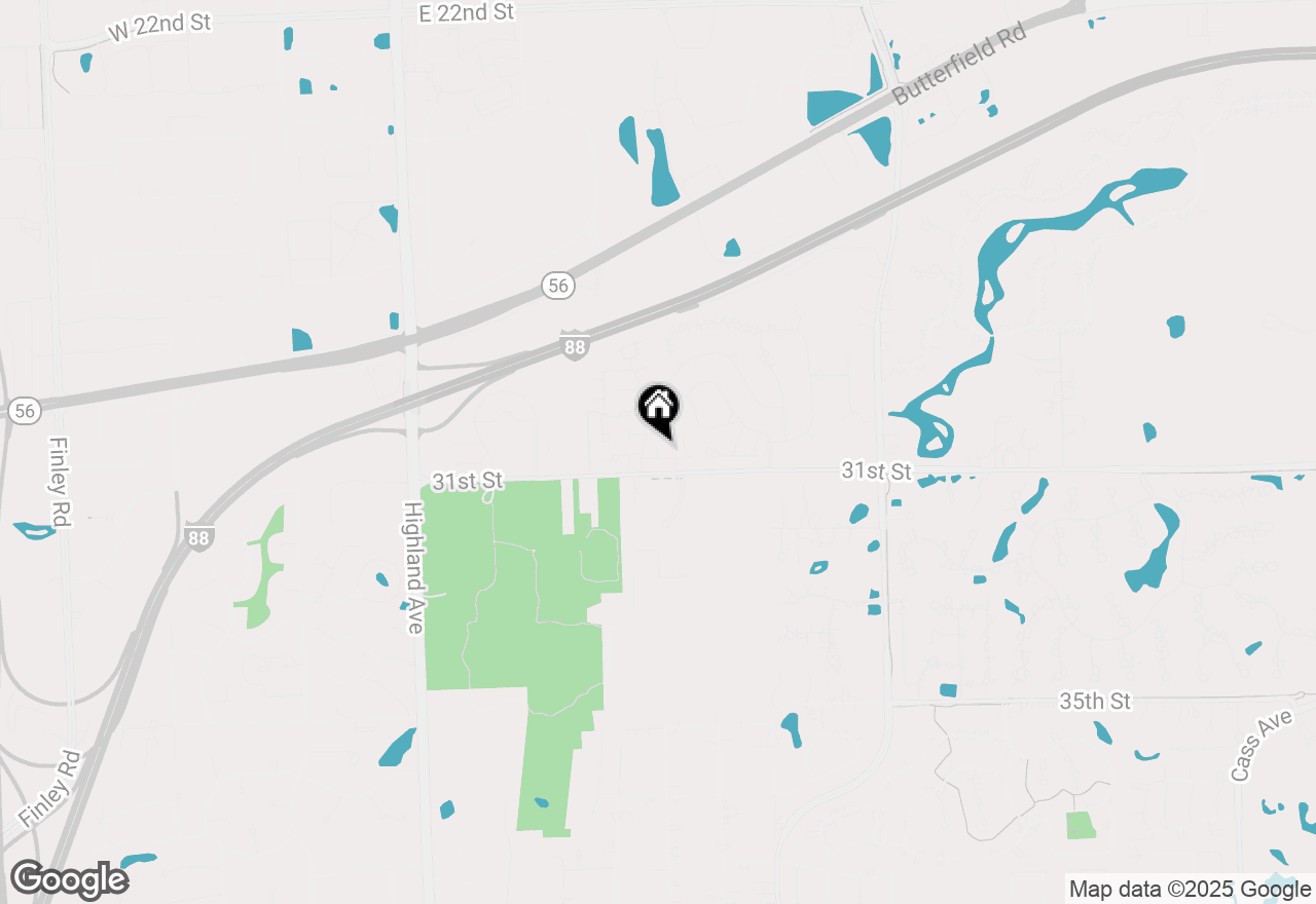 Map of 2S761 Theresa Court #761, Oak Brook, IL 60523