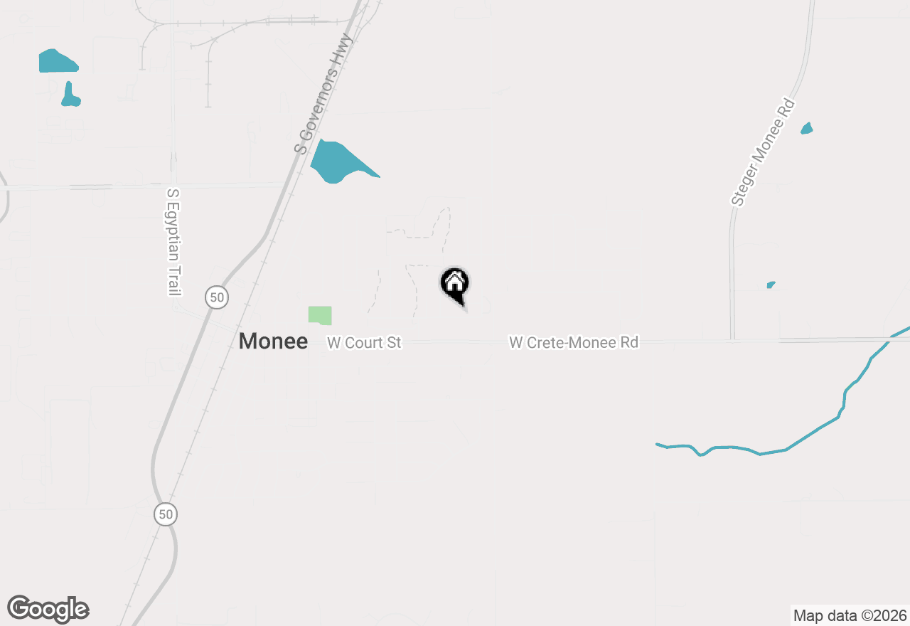 Map of 4858 Augusta Boulevard, Monee, IL 60449
