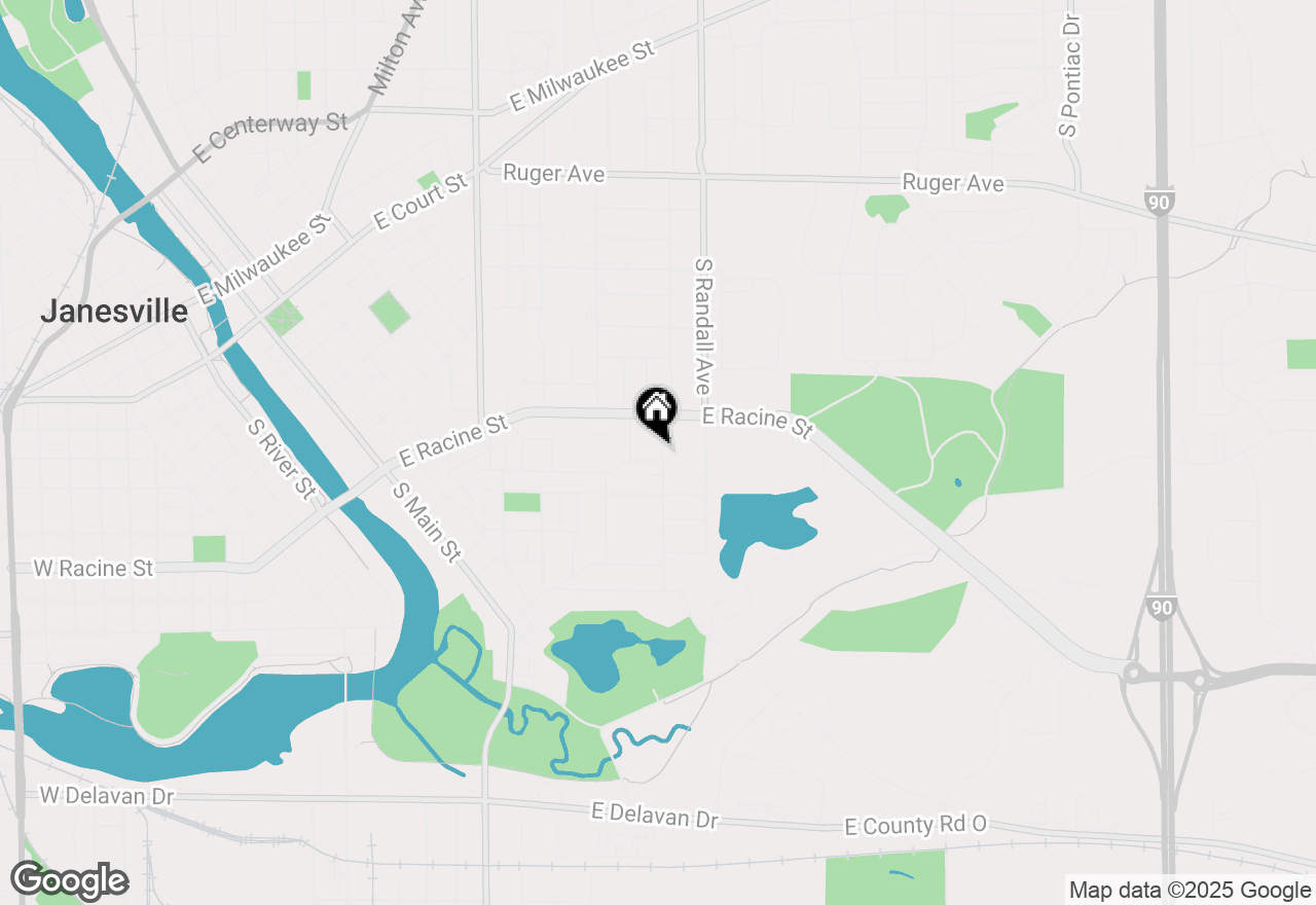 Map of 1423 Clark Street, Janesville, WI 53545