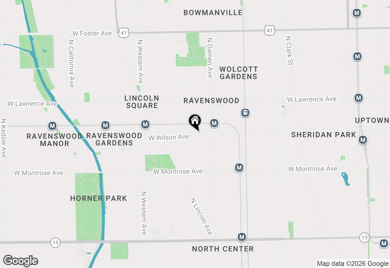 Map of 2116 W Wilson Avenue, Chicago, IL 60625