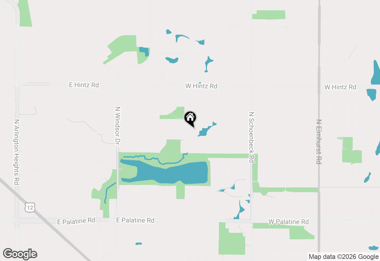 Map of 1500 Harbour Drive #4Q, Wheeling, IL 60090
